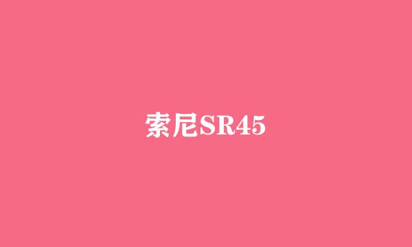 索尼SR45