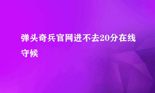 弹头奇兵官网进不去20分在线守候