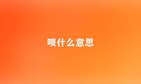 呗什么意思