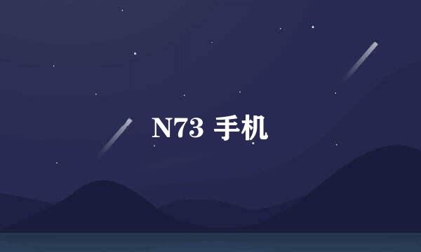 N73 手机