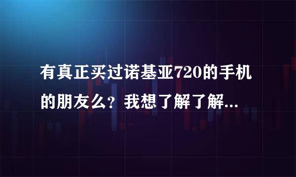 有真正买过诺基亚720的手机的朋友么？我想了解了解720怎么样容易死机么？像素有说的那么好么？用起顺手不