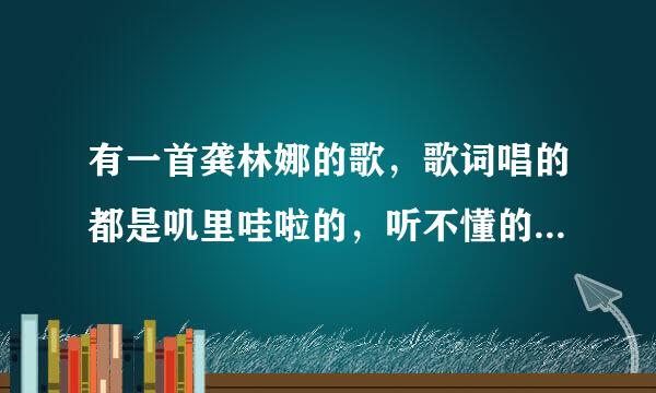 有一首龚林娜的歌，歌词唱的都是叽里哇啦的，听不懂的，据说是从戏曲来的，求这首歌的名字