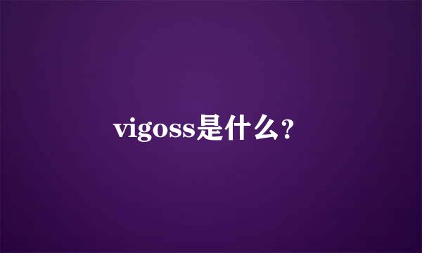 vigoss是什么？