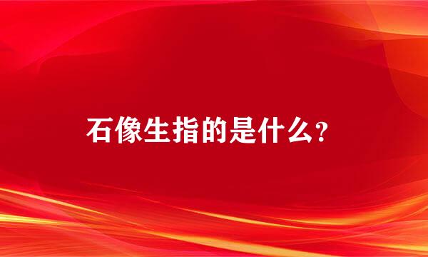 石像生指的是什么？