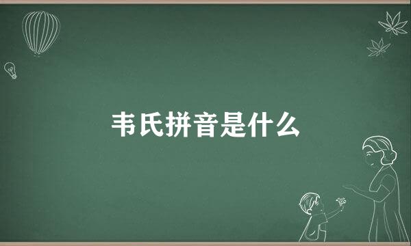 韦氏拼音是什么