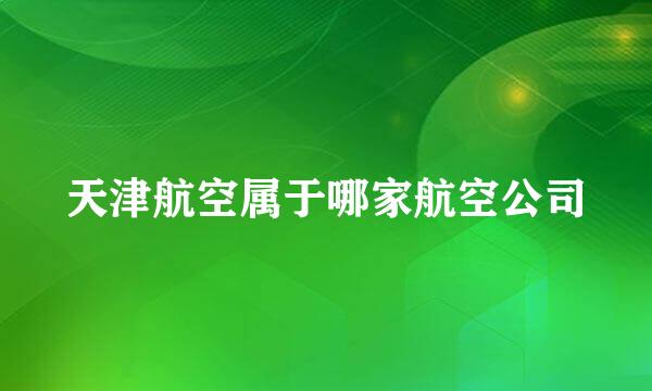 天津航空属于哪家航空公司