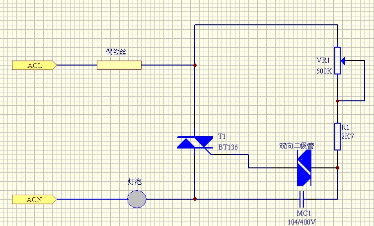 可控硅BT136 600E的引脚怎么接？