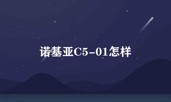 诺基亚C5-01怎样