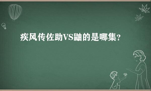 疾风传佐助VS鼬的是哪集？