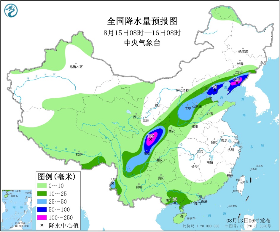 全国13省市区有大到暴雨，北京地区将会受到什么影响？