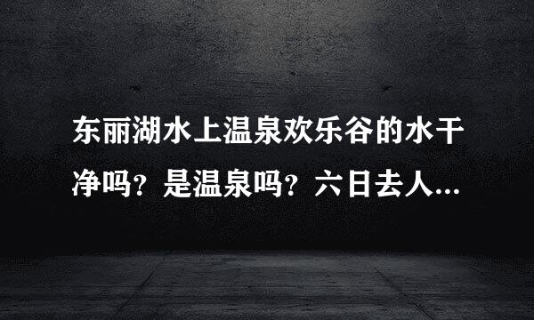 东丽湖水上温泉欢乐谷的水干净吗？是温泉吗？六日去人多吗？去过的给些建议。