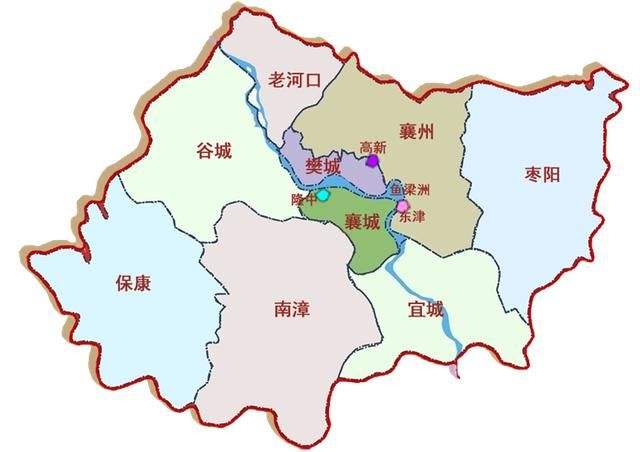 湖北襄阳市有哪几个县?