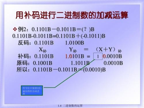 补码与反码有什么用处？