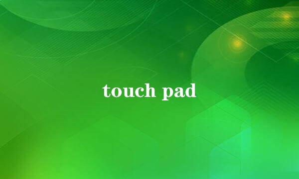 touch pad