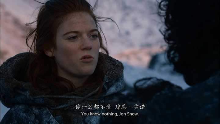 “you know nothing john snow” 什么含义