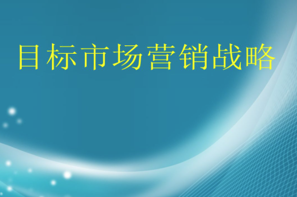 比较三种目标市场策略的含义特点及适用范围