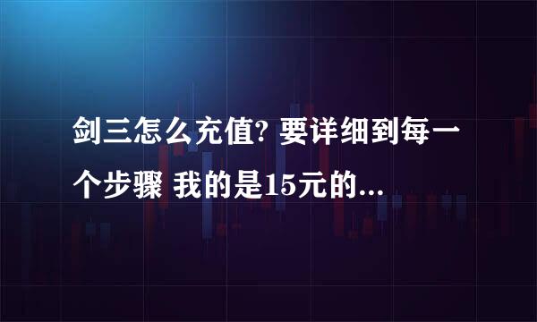 剑三怎么充值? 要详细到每一个步骤 我的是15元的金山一卡通