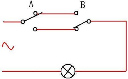 墙壁灯开关怎么接线图