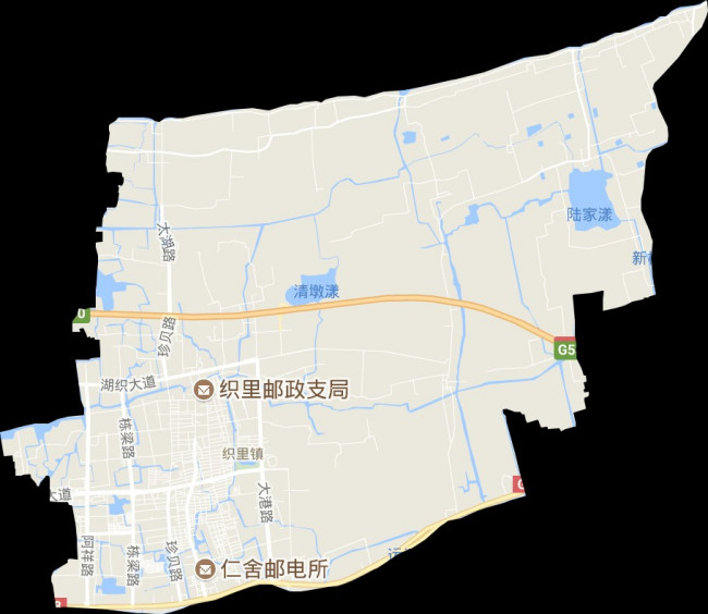 我想要浙江省湖州市织里镇的地图