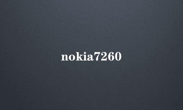 nokia7260