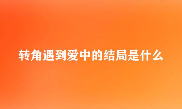 转角遇到爱中的结局是什么