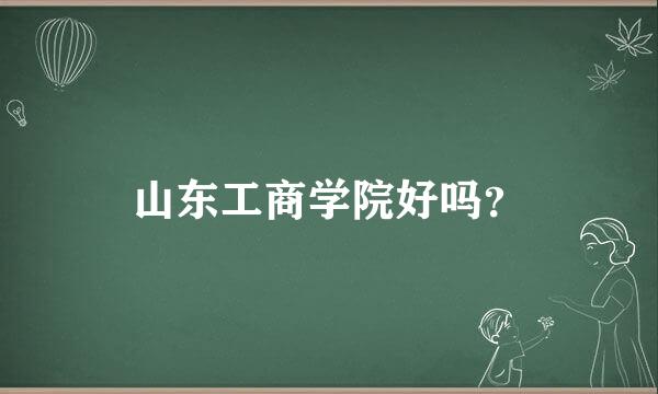 山东工商学院好吗？