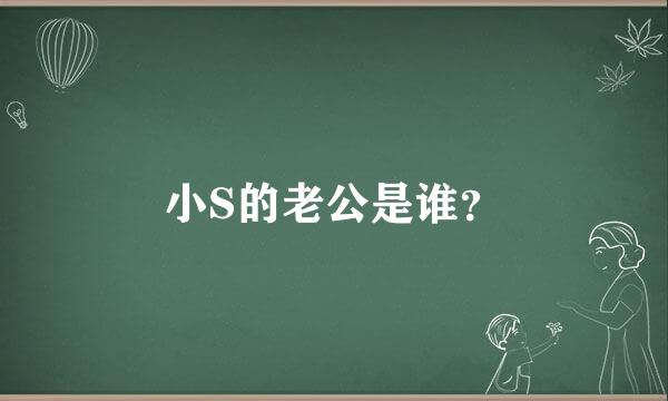 小S的老公是谁？