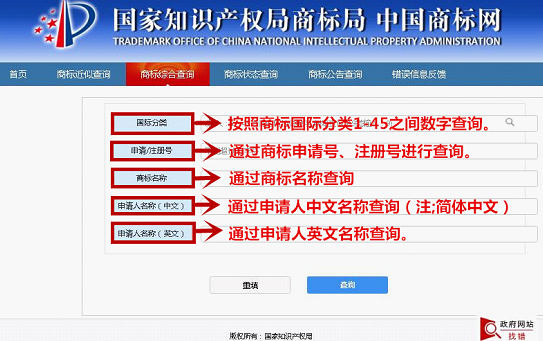 商标查询怎么查