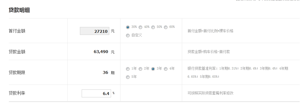 荣威350分期付款全部加起来最低首付多少?