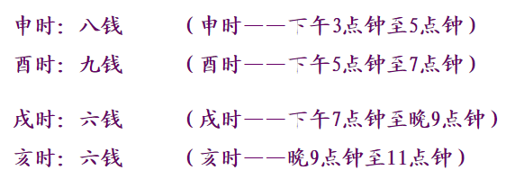 诸葛亮称命书几斤几两对照表有哪些？