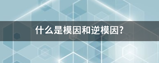 什么是模因和逆模因?