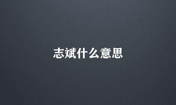 志斌什么意思