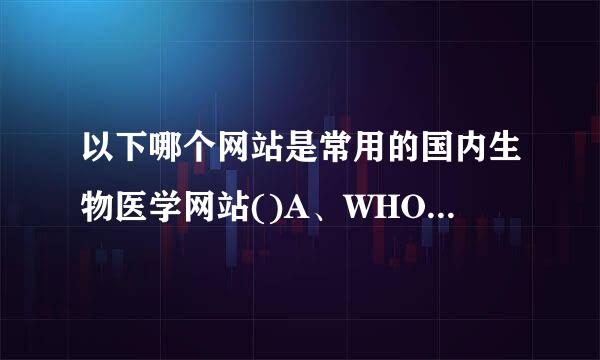 以下哪个网站是常用的国内生物医学网站()A、WHOB、NLMC、CMBID、CDCE、CMA