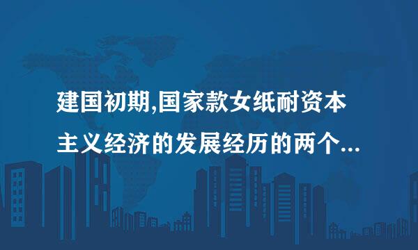 建国初期,国家款女纸耐资本主义经济的发展经历的两个阶段是()。