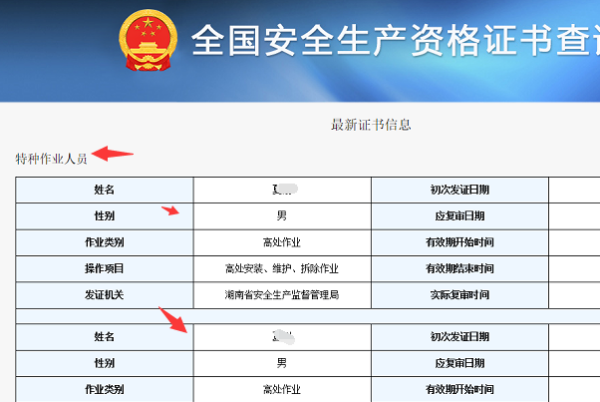 湖南省特种作业操作证怎么查询