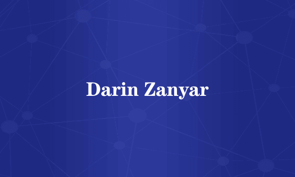 Darin Zanyar