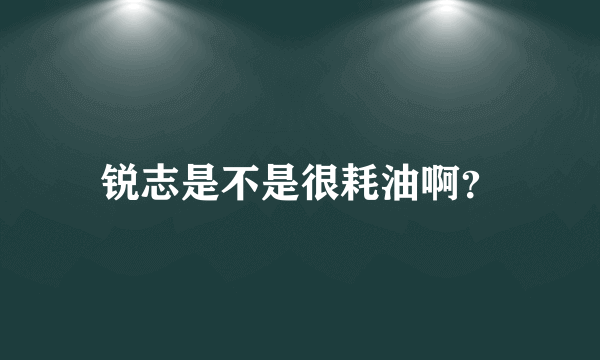 锐志是不是很耗油啊？