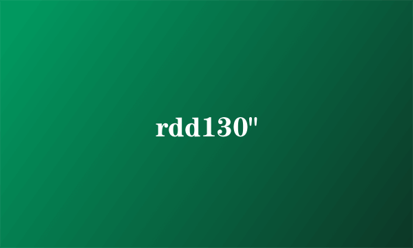 rdd130