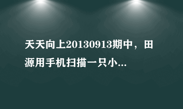 天天向上20130913期中，田源用手机扫描一只小黑狗，手机中就出来是什么品种的狗了，我想知道他用