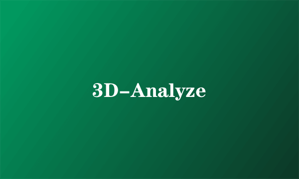 3D-Analyze