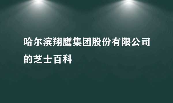 哈尔滨翔鹰集团股份有限公司的芝士百科