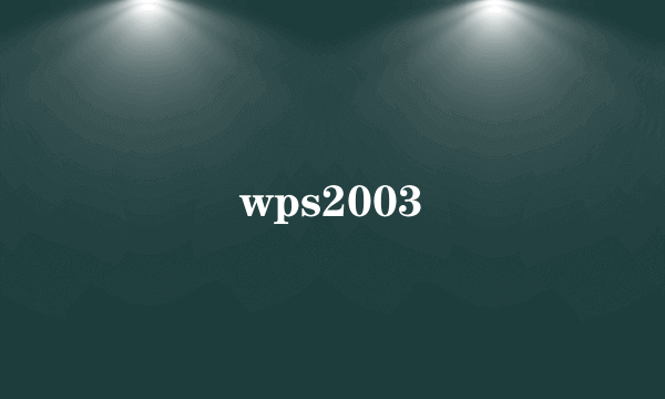 wps2003