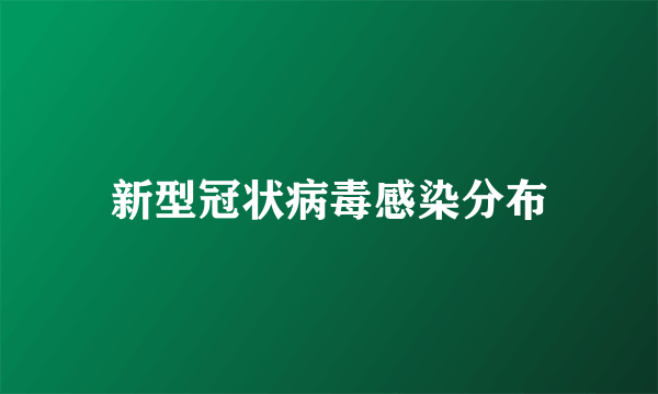 新型冠状病毒感染分布